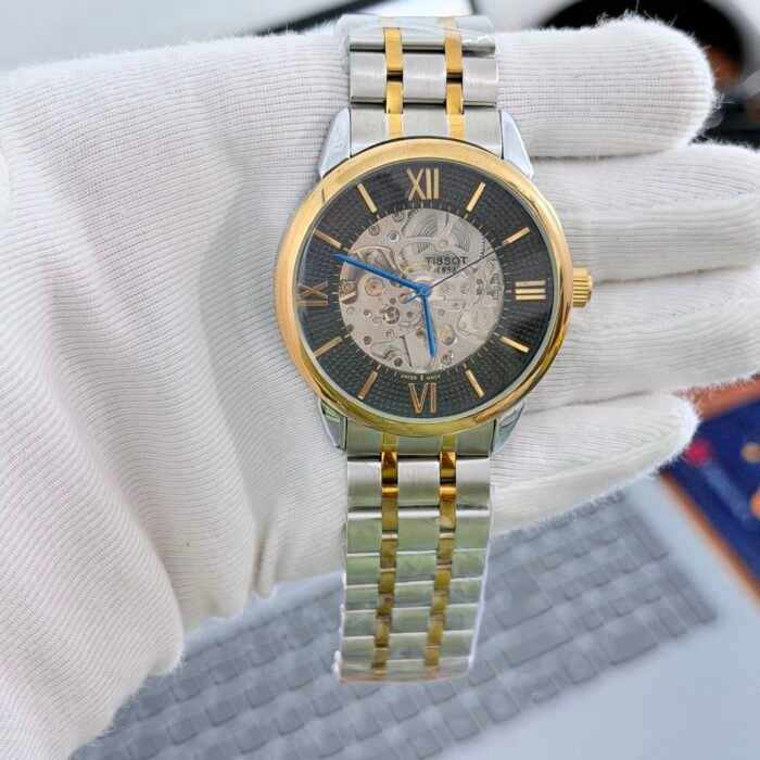 Tissot Le Locle / T-Complication Two-Tone Skeleton Automatic