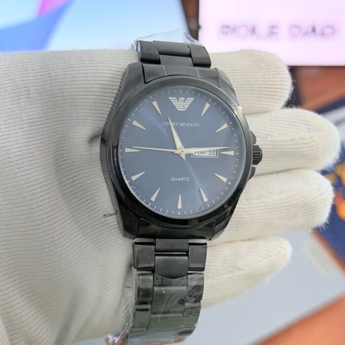 Emporio Armani All-Black Quartz Men's Watch