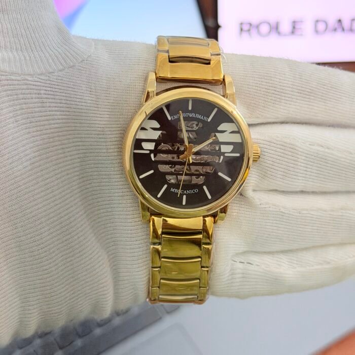 Emporio Armani Meccanico Open-Heart Automatic (Gold Edition)